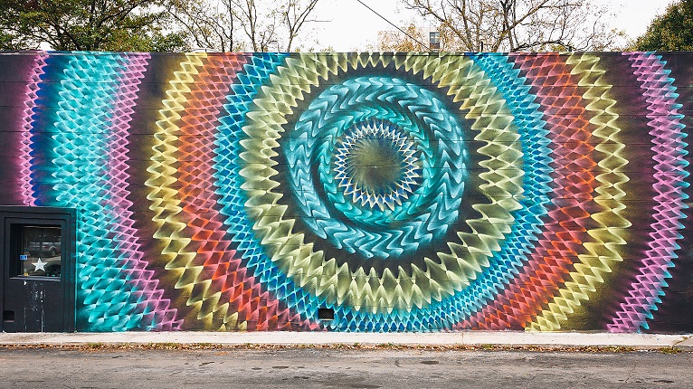 atlanta kaleidoscope mural hoxxoh