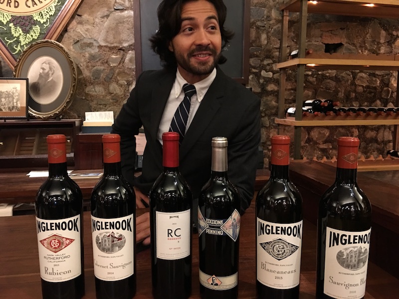 RUTHERFORD-Inglenook-chateau-wine array+Sebastian 2-c2017 Carole Terwilliger Meyers.JPG