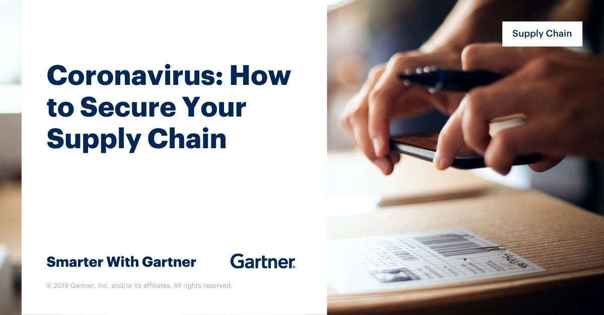 Coronavirus How To Secure Your Supply Chain