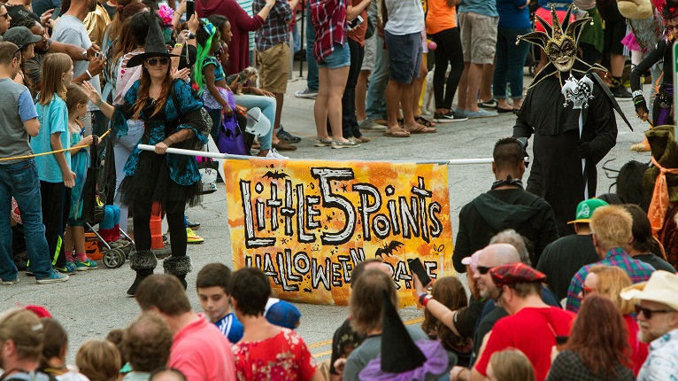 Little Five Points Halloween Parade in Atlanta GA