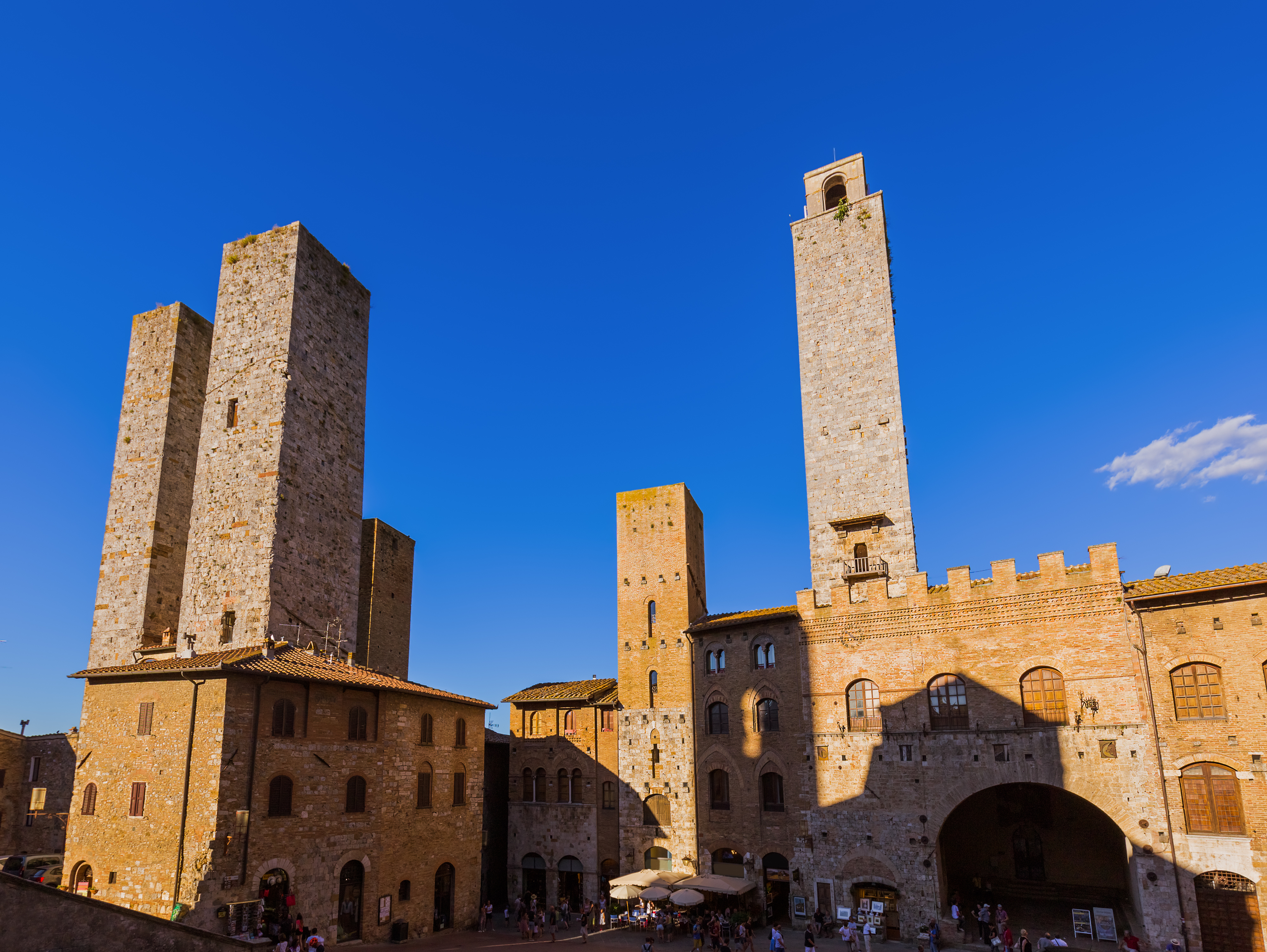 San Gimignano medieval town in Tuscany Italy