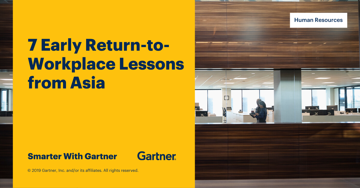 7 Early Return To Workplace Lessons From Asia