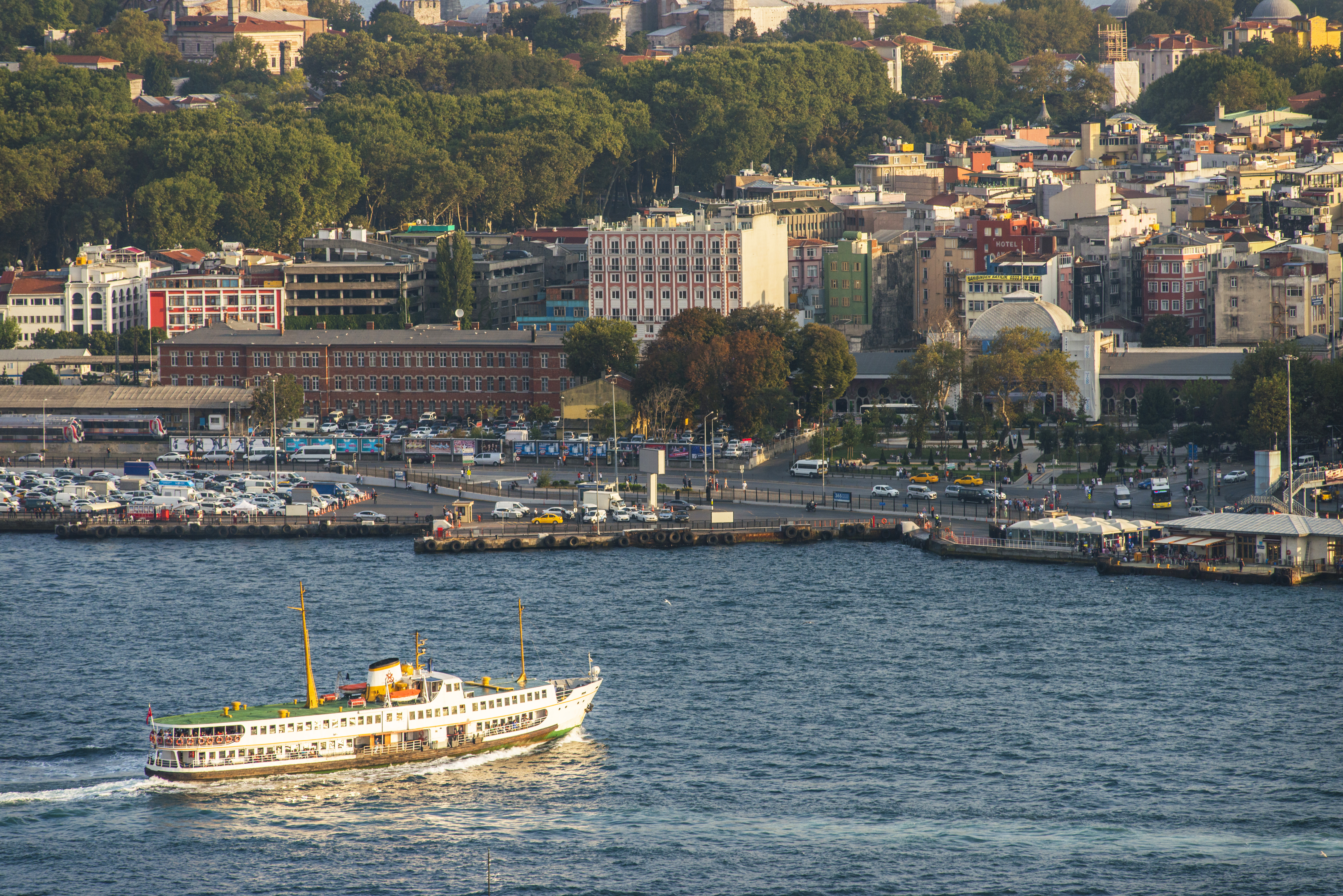 Istanbul, Turkey.Ferry on the Bosphorus
